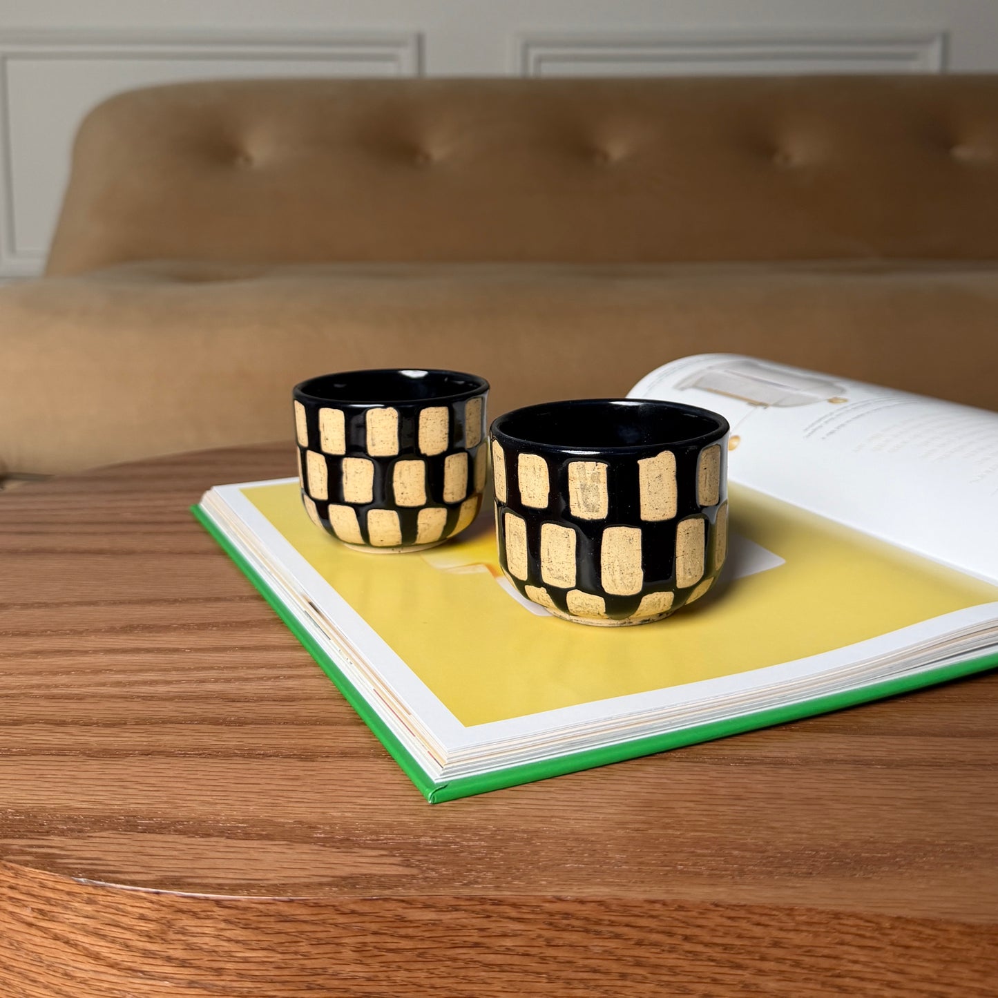 Glossy Black Contrast Cup