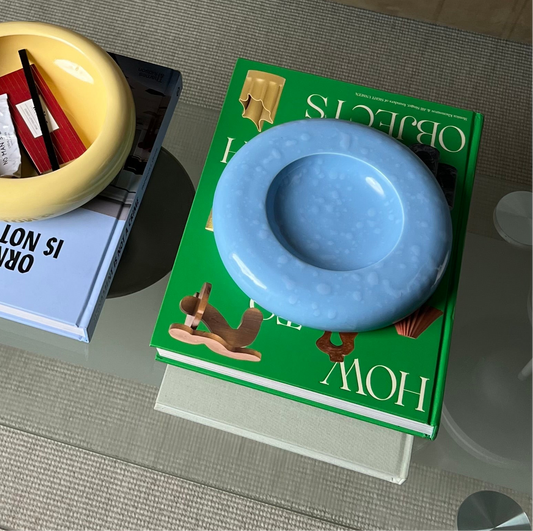 Blue Donut Plate