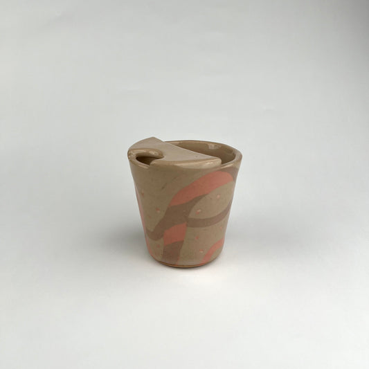 Coral Twists To Go Cup