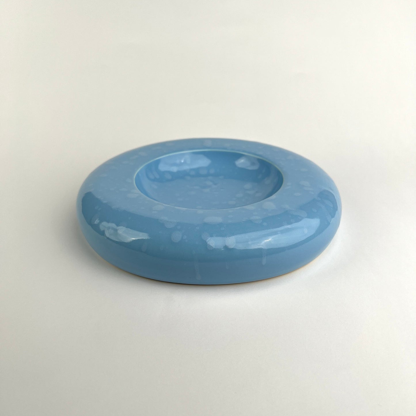 Blue Donut Plate